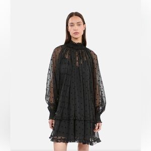 The Kooples -Black Dress w/ removable slip